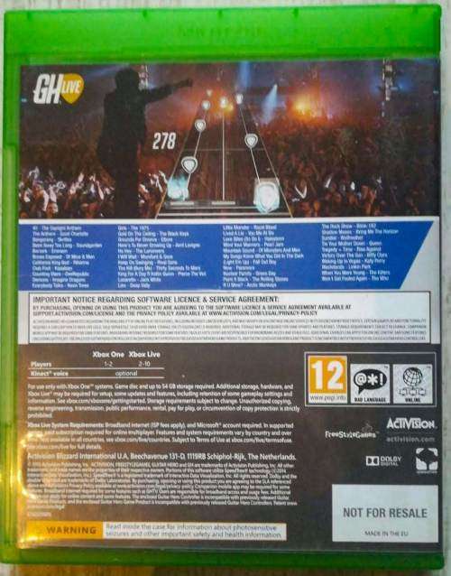 Guitar Hero Live + Wireless Guitar - Xbox One