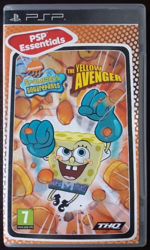 Spongebob Squarepants The Yellow Avenger - PSP (Essentials)