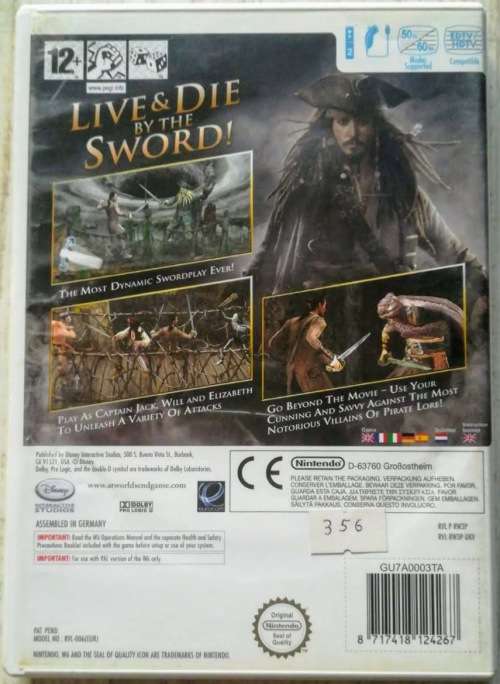 Pirates of the Caribbean At World's End - Wii.