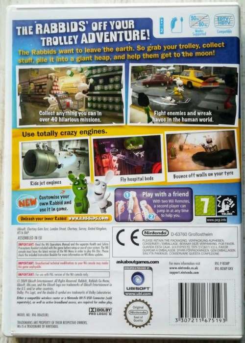 Rabbids Go Home - Wii.