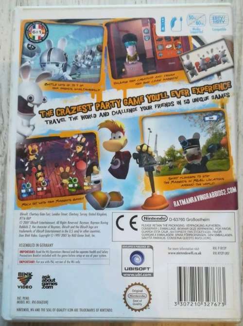 Rayman Raving Rabbids 2 - Wii.