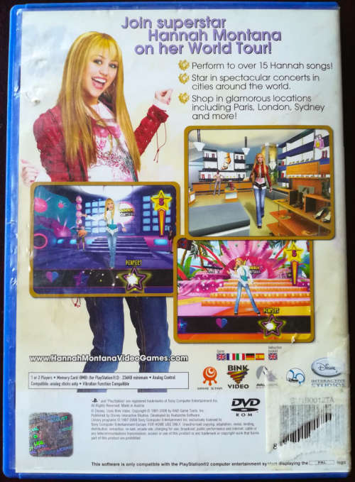 Hannah Montana Spotlight World Tour - PS2