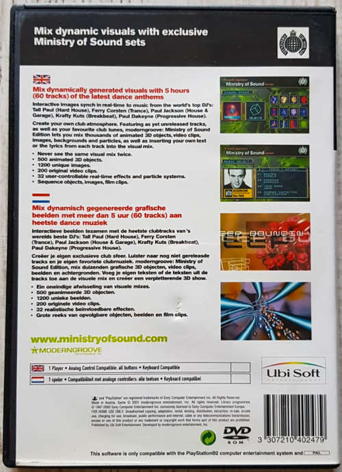 Moderngroove Ministry of Sound Edition - PS2
