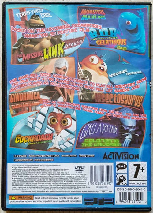 Monsters vs Aliens - PS2