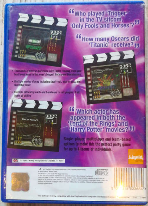 Ultimate TV and Film Quiz - PS2