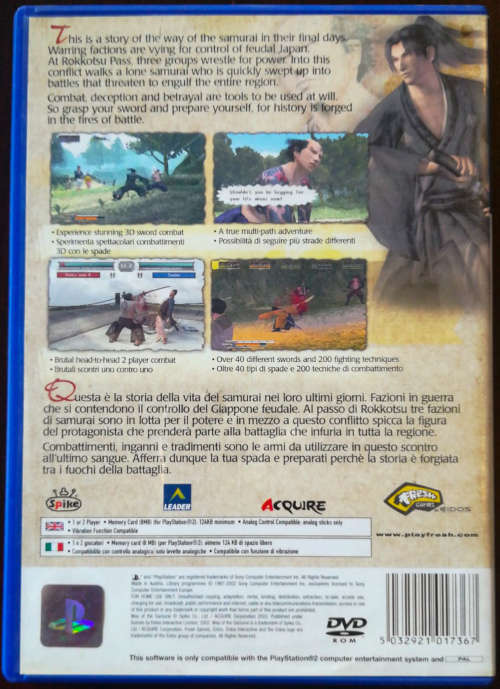 Way of the Samurai - PS2
