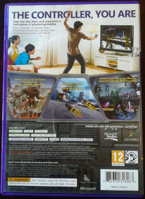 Kinect Star Wars - Xbox 360 (Kinect Sensor Required)