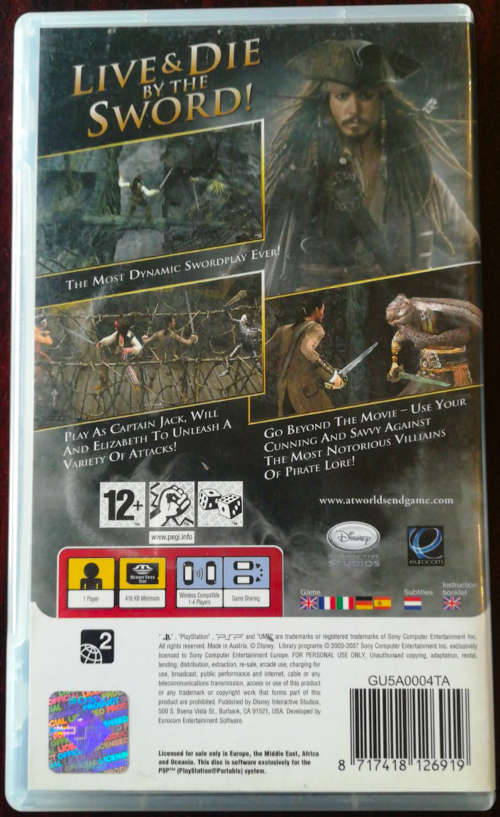Pirates of the Caribbean: At World's End - PSP