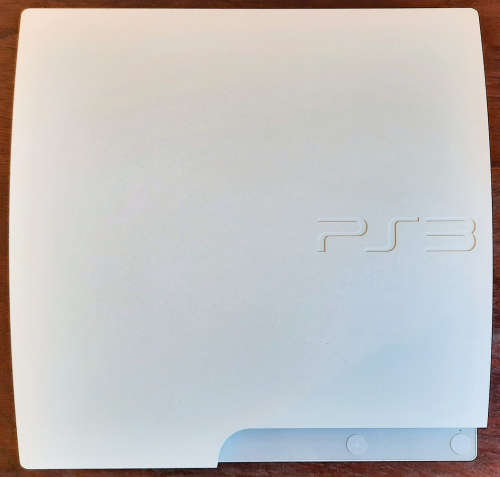 Boxed White PS3 Console, Slimline 320GB, Generic Controller + Games