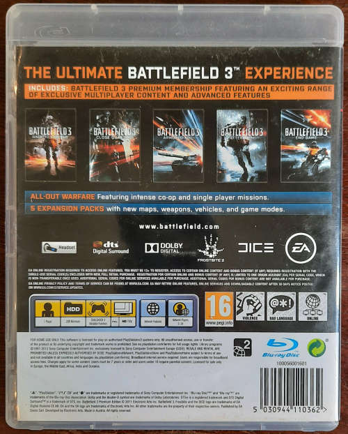 Battlefield 3 Premium Edition - PS3