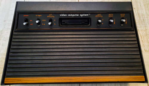 Atari 2600 Console 6 switch with AV Mod + Generic Joystick Controller