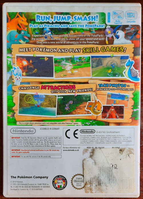 Pokepark Pikachu's Adventure - Wii.