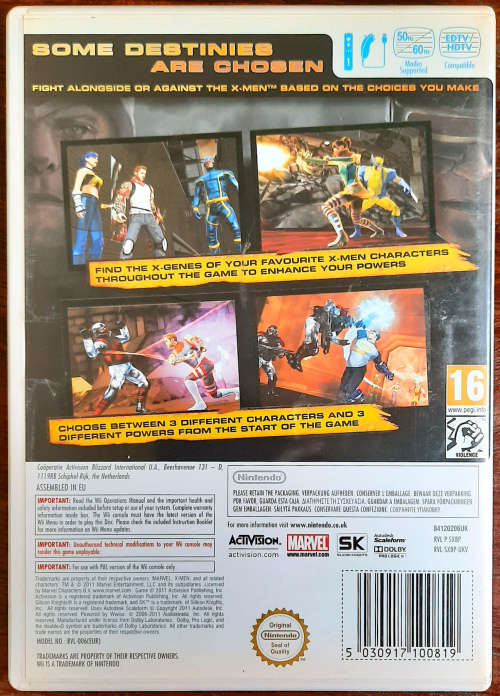 X-Men Destiny - Wii.
