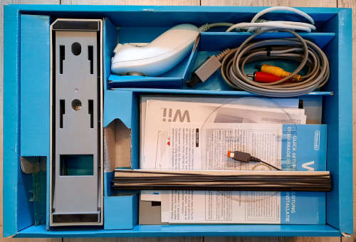 Boxed White Wii Console, Original Remote + Nunchuck