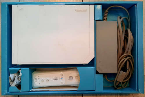 Boxed White Wii Console, Original Remote + Nunchuck