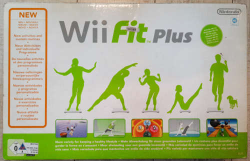Boxed Wii Fit Plus Board + Game + Accessories