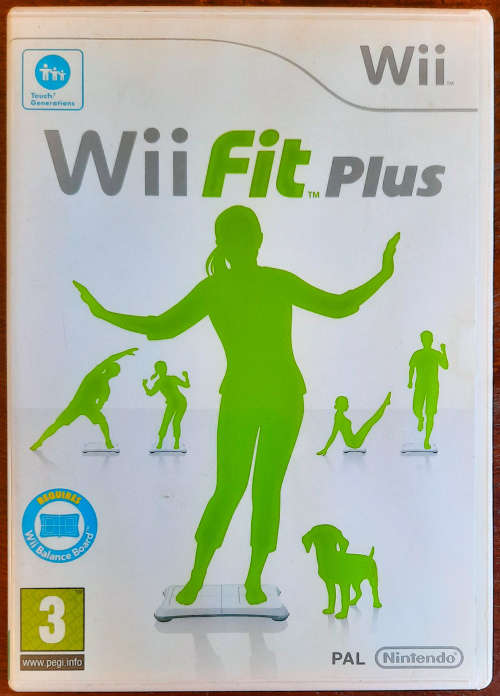 Boxed Wii Fit Plus Board + Game + Accessories