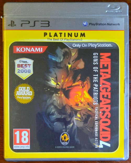 Metal Gear Solid 4: Guns of the Patriots - PS3 (Platinum)