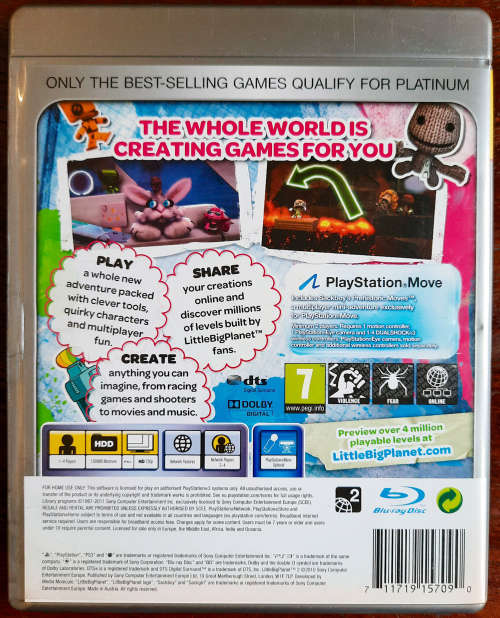 LittleBigPlanet 2 - PS3 (Platinum)