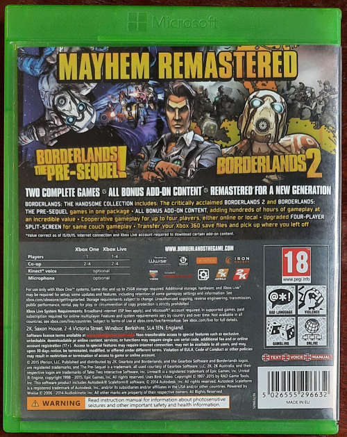 Borderlands: The Handsome Collection - Xbox One