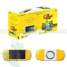 Special Limited Edition Simpsons Slim & Lite PSP 2000 (yellow) + extras!!