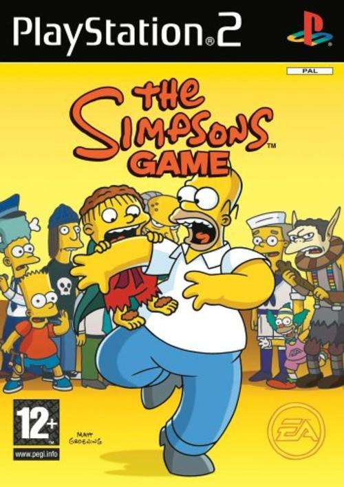 The Simpsons game PS2