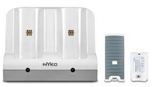 Boxed Nyko Charging Plus - Docking Station + Battery Packs for Wii