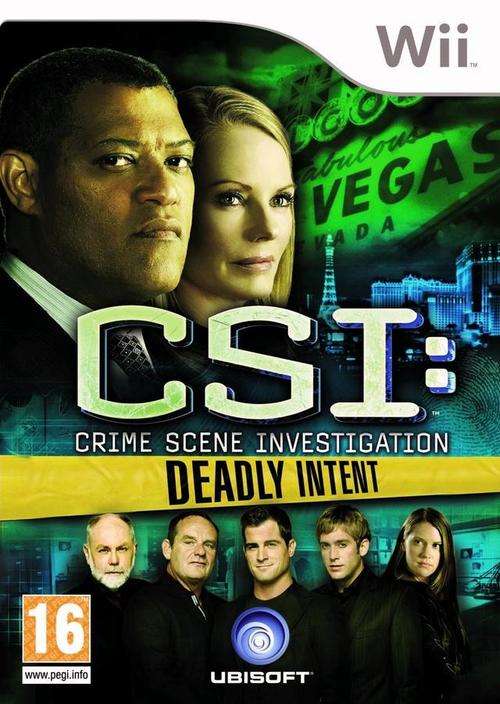 CSI Crime Scene Investigation Deadly Intent - Wii.