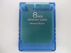 Original PS2  Memory Card 8mb (Blue) - PS2