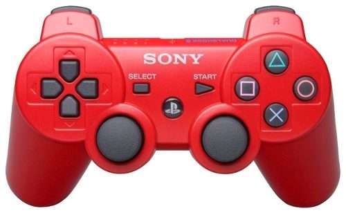 Official PS3 Dualshock 3 Controller (Red)