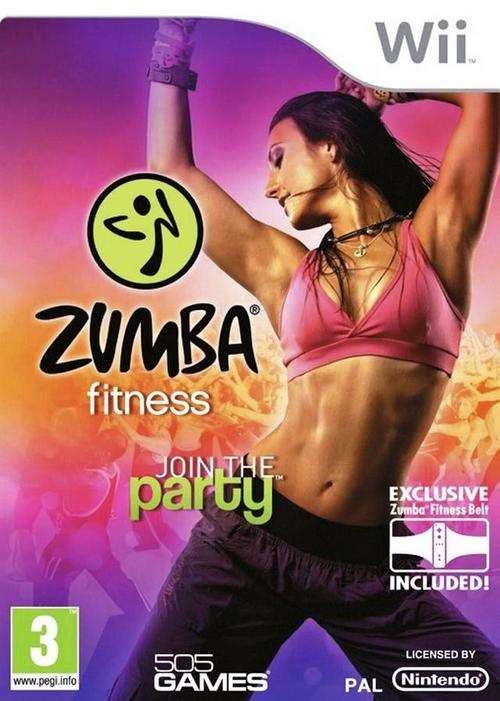 Zumba Game + Fitness Belt - Wii