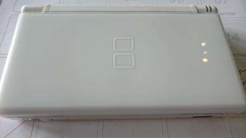 White DS Lite Console, Stylus + Charger (6 Month Warranty)