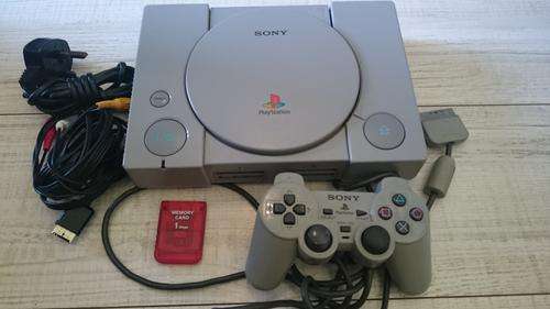 Region Free PS1 Console, Original Controller, Generic Memory Card + Free games