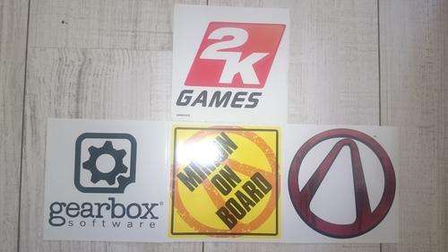Borderlands Stickers x4
