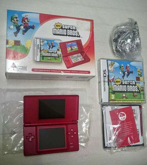 Boxed Nintendo DS Lite Console New Super Mario Bros edition