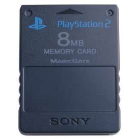 Original PS2 Memory Card 8mb (Black) PS2