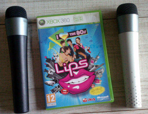 Lips I Love The 80s and x2 Microphones - Xbox 360