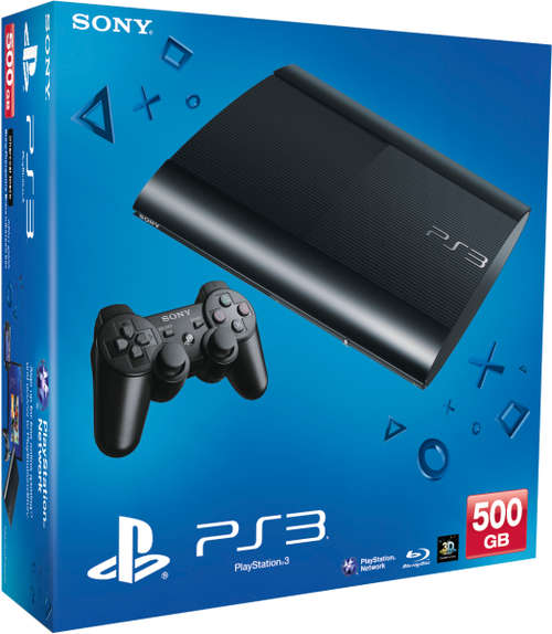 Boxed 500GB Super Slim PS3 Console + Original Controller (6 months warranty)