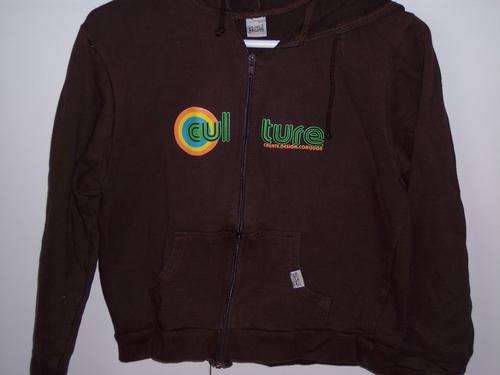 Culture brown hoodie size Large