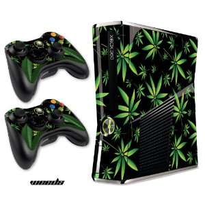 Xbox 360 Slim Console Skin - Weeds