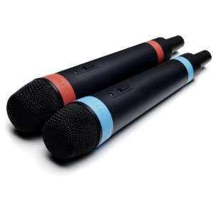 2 Singstar Mics 1 Red, 1 Blue PS2