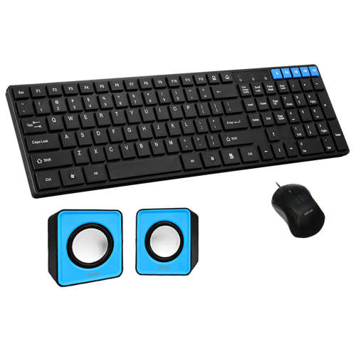 3 in 1 Keyboard, Mouse, Speaker USB Kit