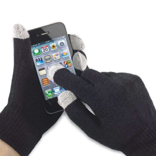 Universal Touch Hand Glove - Black