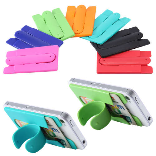 Touch U Silicone Stand Pouch For Mobile Phone