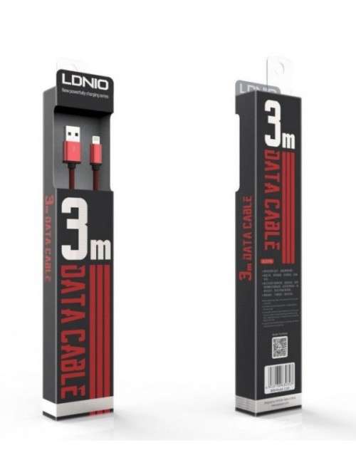 LIGHTNING USB Braided Charge Cable - 3M