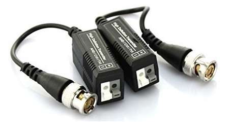 Channel CCTV Camera Video Balun Passive  -  2 PACK
