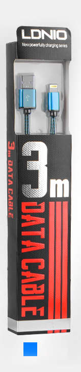 LIGHTNING USB Braided Charge Cable - 3M