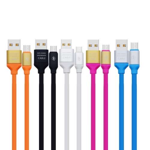 Funky Charging Cable for iPhone and Android - Pack of 5