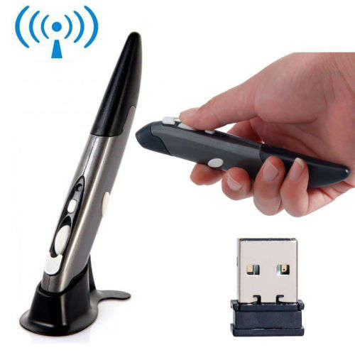 2.4G Wireless Pen Mouse For Disabled Users Alternative Usage Top Hold Design