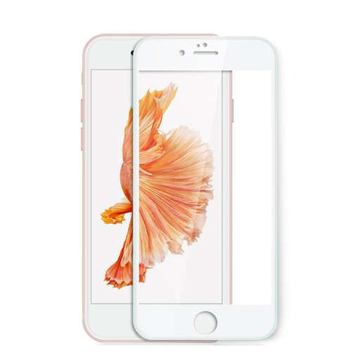 4D Glass Screen Protector for iPhone 6 White
